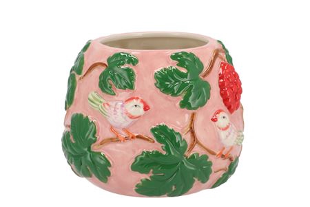 <h4>Chloe Summer Pink Vase Bol 21x21x16cm</h4>