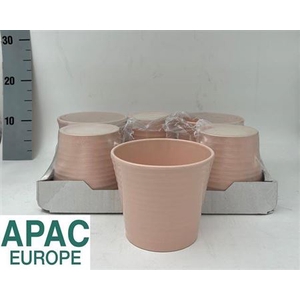 Keramische Pot H% Apricot