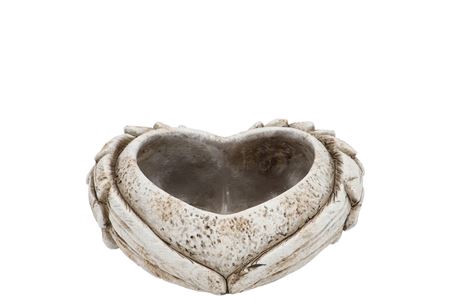 <h4>Concrete Saint Heart Top Wings Planter Straight 21</h4>