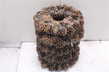 <h4>Krans Oost Grijsmos Nat 30 Cm</h4>