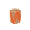 Gaby Orange Lantern 18x28cm Nm