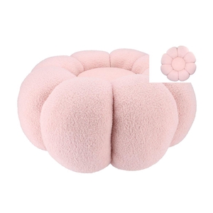 Teddy Pink Poof Flower 65x30cm