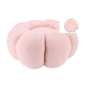 Teddy Pink Poof Flower 65x30cm Nm