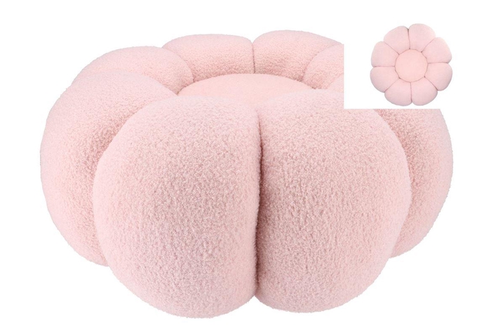 <h4>Teddy Pink Poof Flower 65x30cm</h4>