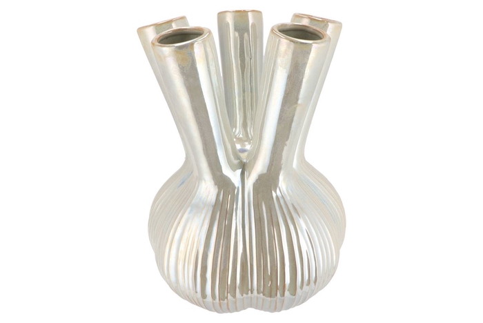 <h4>Aglio Straight Pearl Vase 26x26x35cm</h4>