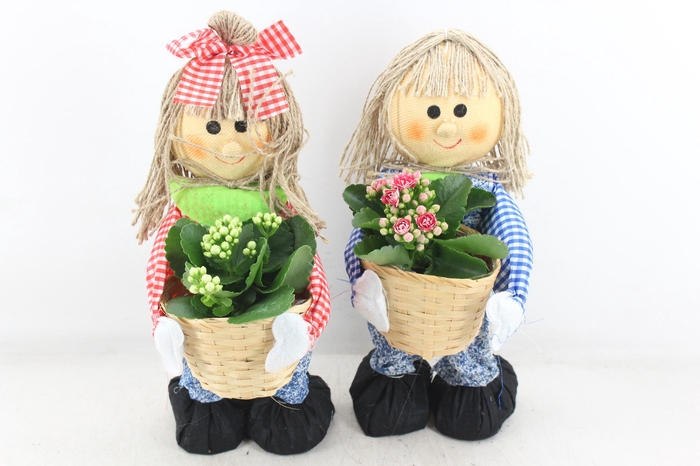 Arr2 Td - Boer & Boerin Pop - Roze/wit