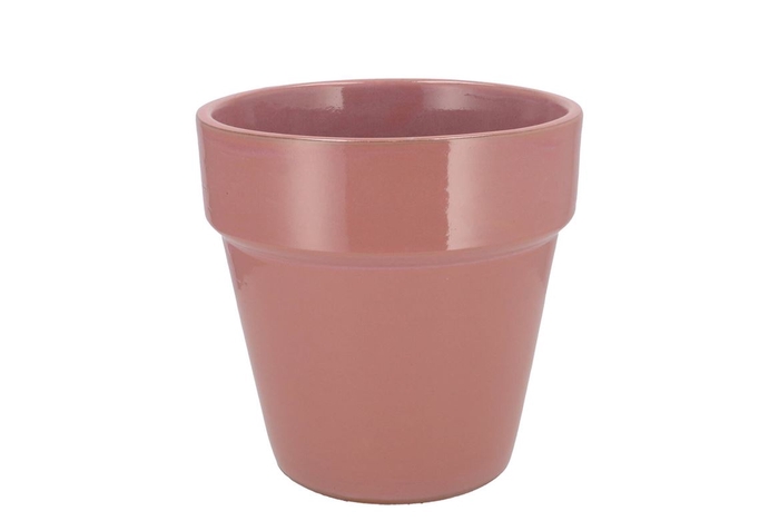 Ebbi Moss Pink Pot Glaze 17x17cm