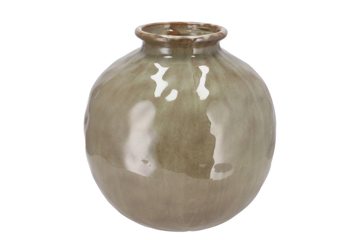 <h4>Odin Olive Vase 30x30x31cm</h4>