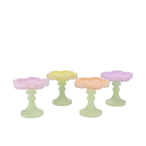 Bicolore Pastel T-light Bloom Milky Ass 12x12cm