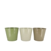 Zinc Summer Green Mix Bucket Basic Ass 19x18x15cm