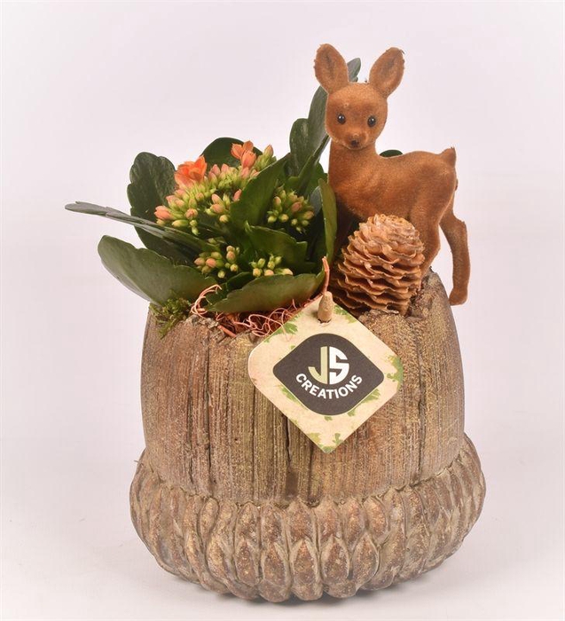 <h4>Cement herfst pot 14cm</h4>