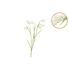 Silk Fritillary Flower White Single Stem 58cm