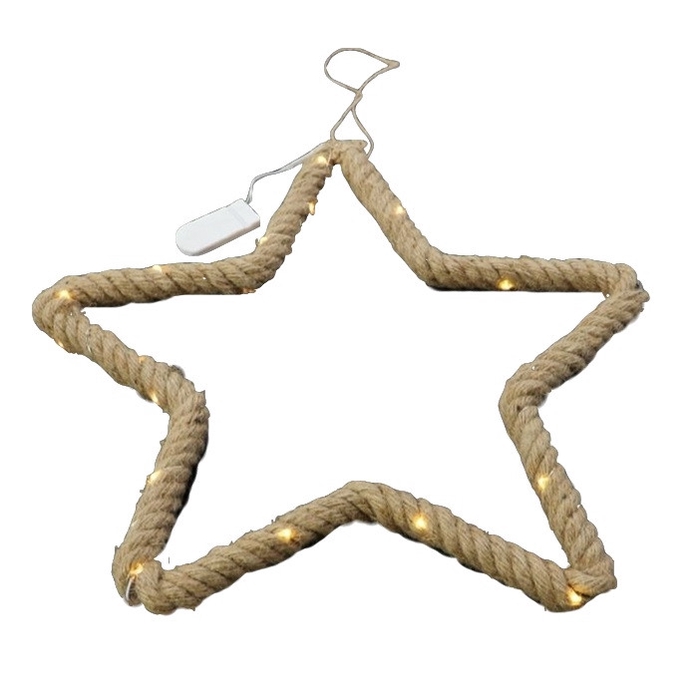 <h4>Opruiming Kerst LED hanger ster 35cm</h4>