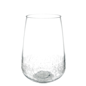 Glas Oneida vaas d20*28cm
