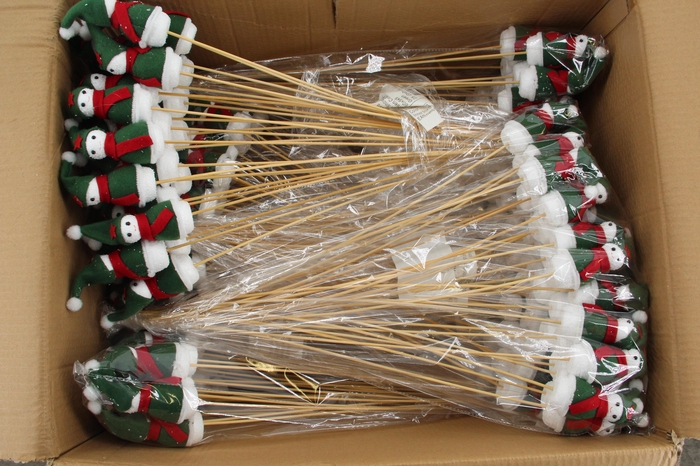 <h4>Stick Snowman+Green Coat (04)</h4>