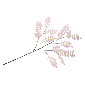Silk Salix Leaf Purple 135cm