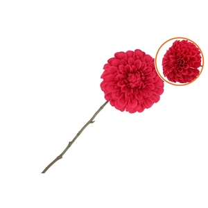 Silk Dahlia Bold Red 68cm