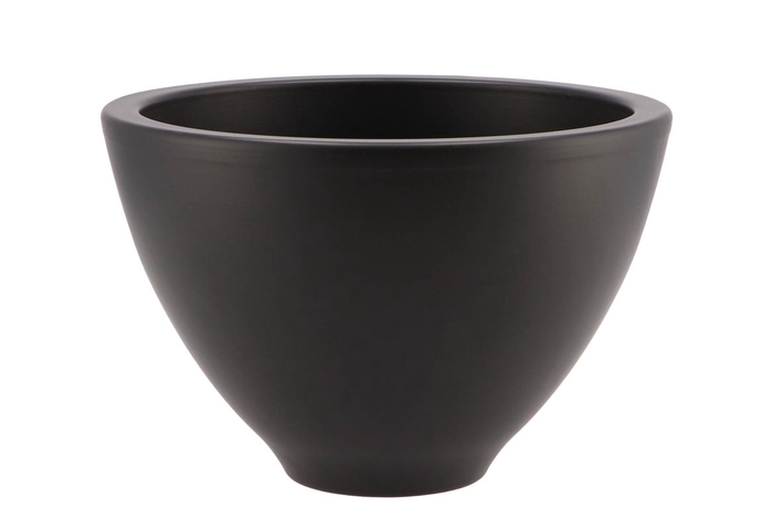 <h4>Vinci Matt Black Bowl 23x15cm</h4>