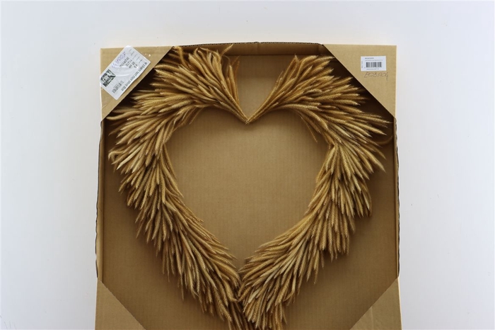 <h4>Wr Silkworm Heart Shape Natural 60cm</h4>