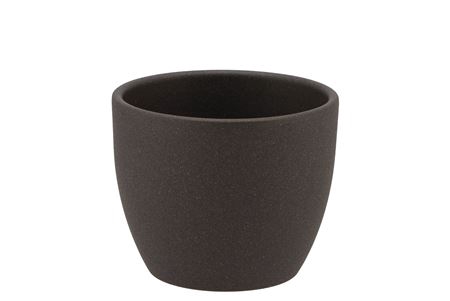 <h4>Ceramic Dark Grey Pot 8cm</h4>