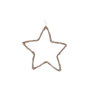 Wreath Vine Twisted Star Ass 35x35x2cm