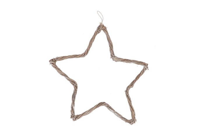 <h4>Wreath Vine Twisted Star Ass 35x35x2cm Nm</h4>