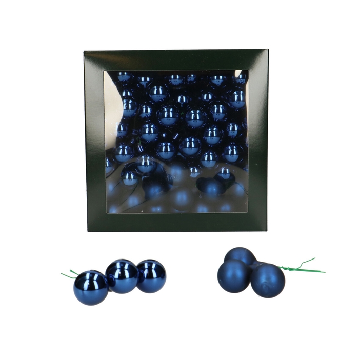 Kerstbal Bal/draad 25mm combi x144