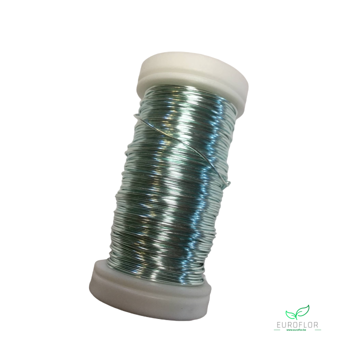 <h4>WIKKELDRAAD 0,50MM 100GR ICEBLUE</h4>