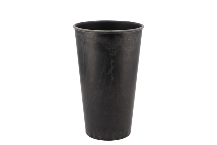 <h4>Melamine Grey Vase 15x24cm</h4>