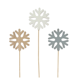 Christmas sticks 20cm Snowflake 7.5cm