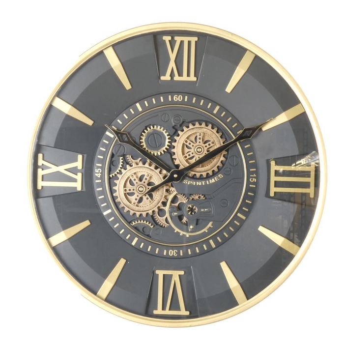 <h4>Clock Gear Ø60cm Gold 99537</h4>