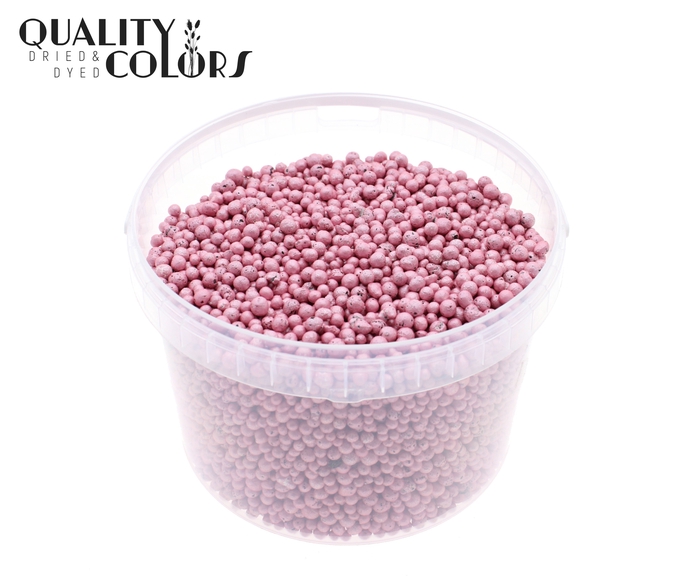 Terracotta pearls 3 ltr bucket Red