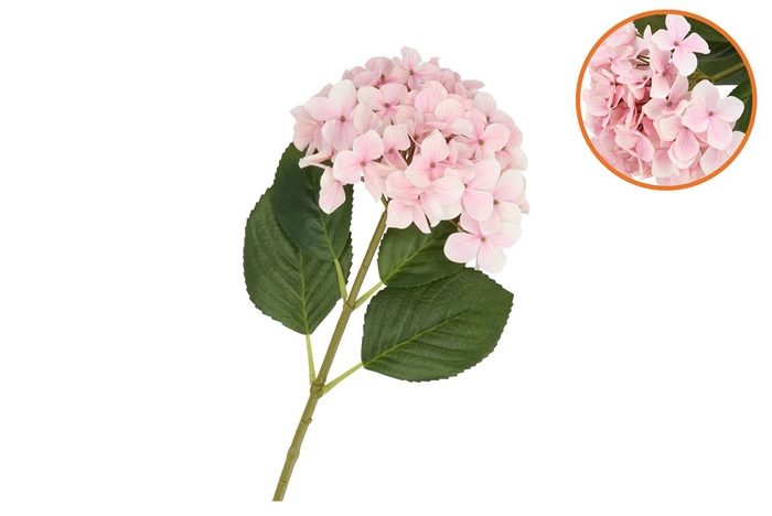 <h4>Silk Hydrangea Light Pink 23x64cm</h4>