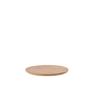 Mumbai Mango Wooden Tray Round Small Edge 28x28x2cm