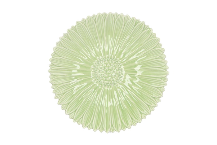 <h4>Bloom Daisy Plate Green 24x24x4cm</h4>
