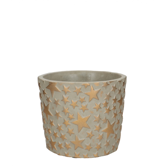 <h4>Christmas Ceramics Pot star d13.5*11cm</h4>