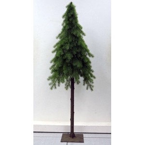 Pine tree on stem wh plate 225cm Green XM660159GRN