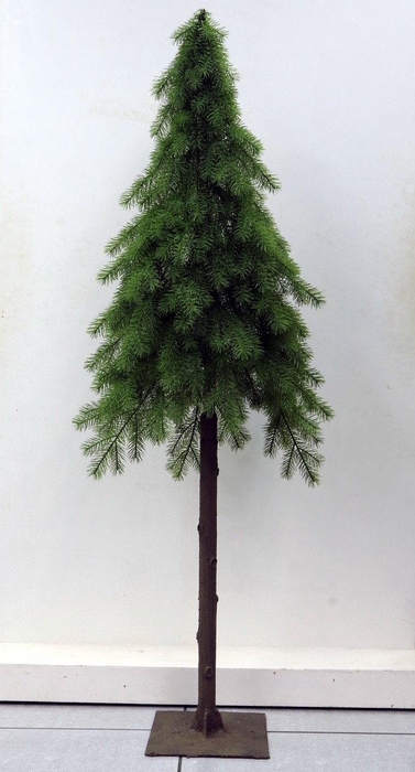 <h4>Pine tree on stem wh plate 225cm Green XM660159GRN</h4>
