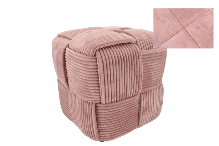 Stripe Old Pink Poof Layers 35x35cm