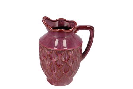 <h4>Inga Boa Purple Vase Active Glaze 21x17x26cm Nm</h4>