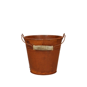 Zinc Rust bucket d13*12cm