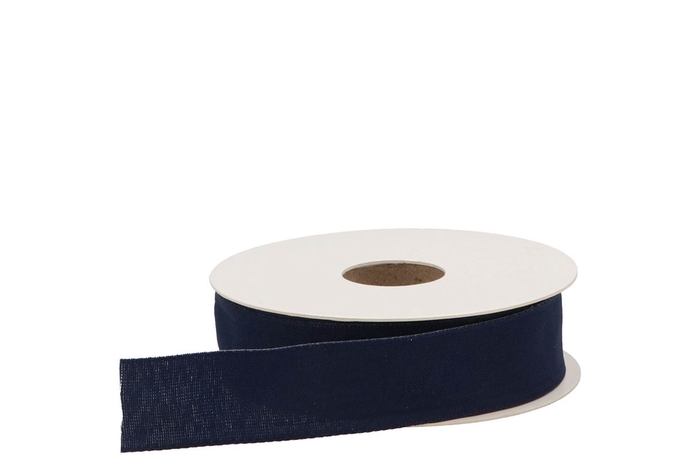 <h4>Ribbon Textile 44 Dark Blue 20mx25mm</h4>