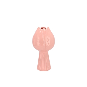 Tulip Pink Vase Tulip 11x11x21cm