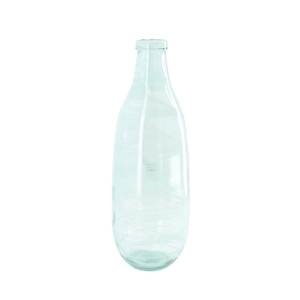 Glass Anne bottle recycled d15*40cm