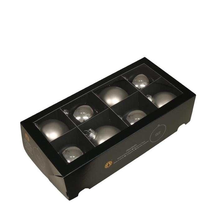 <h4>Kerstbal Bal  80mm combi x8</h4>
