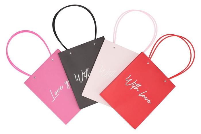 <h4>Gift Bag W Handle Love You Ass 22x14x26cm</h4>