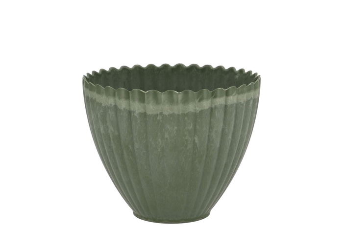 <h4>Melamine Lisa Green Pot 11x8x11cm</h4>