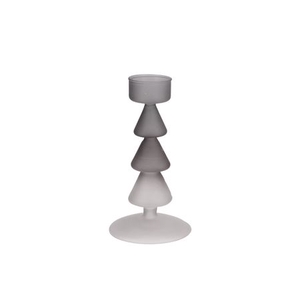 Nova Black Candle Holder Tricolor 9x9x17cm