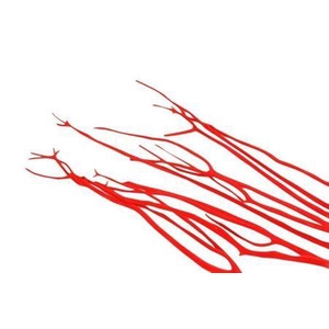 Mitsumata Flaked Red 3pc Bunch