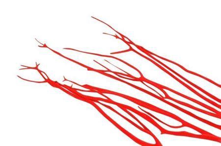 <h4>Mitsumata Flaked Red 3pc Bunch</h4>